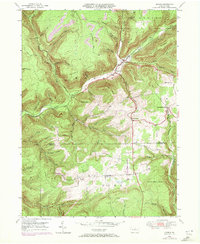 Download a high-resolution, GPS-compatible USGS topo map for Morris, PA (1972 edition)