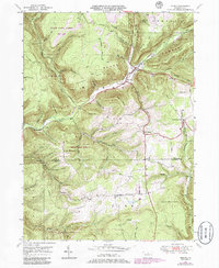 Download a high-resolution, GPS-compatible USGS topo map for Morris, PA (1986 edition)