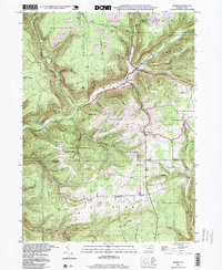 Download a high-resolution, GPS-compatible USGS topo map for Morris, PA (1999 edition)