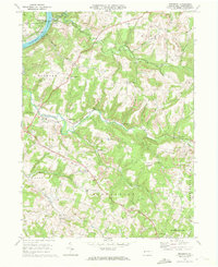 Download a high-resolution, GPS-compatible USGS topo map for Mosgrove, PA (1972 edition)
