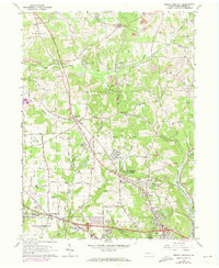 Download a high-resolution, GPS-compatible USGS topo map for Mount Chestnut, PA (1973 edition)