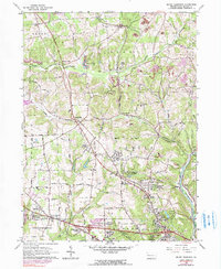 preview thumbnail of historical topo map of Butler County, PA in 1964
