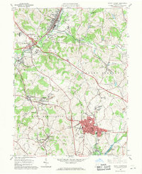 Download a high-resolution, GPS-compatible USGS topo map for Mount Pleasant, PA (1971 edition)