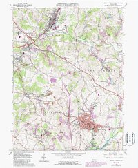 Download a high-resolution, GPS-compatible USGS topo map for Mount Pleasant, PA (1988 edition)