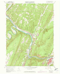 preview thumbnail of historical topo map of Mount Union, PA in 1959