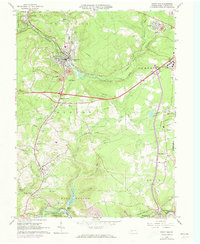 Download a high-resolution, GPS-compatible USGS topo map for Nanty Glo, PA (1973 edition)