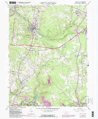 Download a high-resolution, GPS-compatible USGS topo map for Nanty Glo, PA (1991 edition)