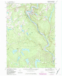 Download a high-resolution, GPS-compatible USGS topo map for Narrowsburg, PA (1983 edition)