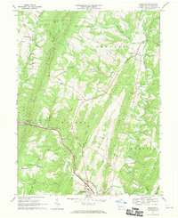 Download a high-resolution, GPS-compatible USGS topo map for Needmore, PA (1970 edition)