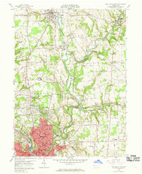 Download a high-resolution, GPS-compatible USGS topo map for New Castle North, PA (1969 edition)