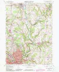 Download a high-resolution, GPS-compatible USGS topo map for New Castle North, PA (1990 edition)