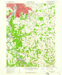 Download a high-resolution, GPS-compatible USGS topo map for New Castle South, PA (1960 edition)