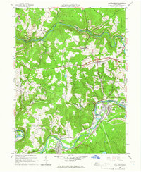 Download a high-resolution, GPS-compatible USGS topo map for New Florence, PA (1966 edition)