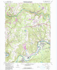 Download a high-resolution, GPS-compatible USGS topo map for New Florence, PA (1993 edition)