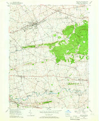 Download a high-resolution, GPS-compatible USGS topo map for New Holland, PA (1965 edition)