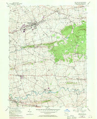 Download a high-resolution, GPS-compatible USGS topo map for New Holland, PA (1971 edition)