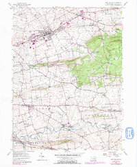 Download a high-resolution, GPS-compatible USGS topo map for New Holland, PA (1991 edition)