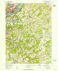 1953 Map of New Kensington East, 1955 Print