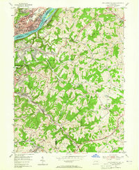 1953 Map of New Kensington East, 1965 Print