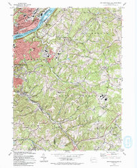 preview thumbnail of historical topo map of Westmoreland County, PA in 1993