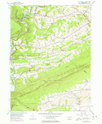 Download a high-resolution, GPS-compatible USGS topo map for New Ringgold, PA (1977 edition)