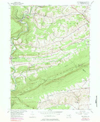 Download a high-resolution, GPS-compatible USGS topo map for New Ringgold, PA (1984 edition)