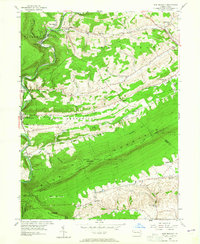 Download a high-resolution, GPS-compatible USGS topo map for New Ringgold, PA (1965 edition)