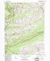 Download a high-resolution, GPS-compatible USGS topo map for New Ringgold, PA (1994 edition)