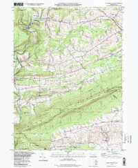 Download a high-resolution, GPS-compatible USGS topo map for New Ringgold, PA (1998 edition)