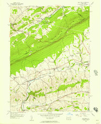 Download a high-resolution, GPS-compatible USGS topo map for New Tripoli, PA (1957 edition)