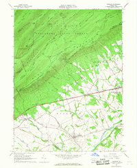 Download a high-resolution, GPS-compatible USGS topo map for Newburg, PA (1968 edition)