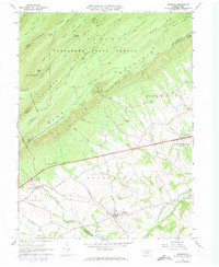 Download a high-resolution, GPS-compatible USGS topo map for Newburg, PA (1973 edition)