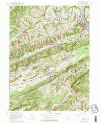 Download a high-resolution, GPS-compatible USGS topo map for Newport, PA (1975 edition)