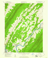 Download a high-resolution, GPS-compatible USGS topo map for Newton Hamilton, PA (1961 edition)