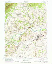 Download a high-resolution, GPS-compatible USGS topo map for Newville, PA (1977 edition)