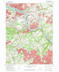 Download a high-resolution, GPS-compatible USGS topo map for Norristown, PA (1974 edition)