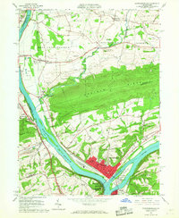 Download a high-resolution, GPS-compatible USGS topo map for Northumberland, PA (1967 edition)