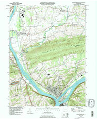 Download a high-resolution, GPS-compatible USGS topo map for Northumberland, PA (1996 edition)