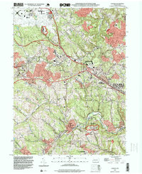 Download a high-resolution, GPS-compatible USGS topo map for Oakdale, PA (1999 edition)
