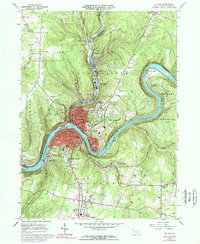Download a high-resolution, GPS-compatible USGS topo map for Oil City, PA (1977 edition)