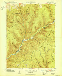 Download a high-resolution, GPS-compatible USGS topo map for Oleona, PA (1950 edition)