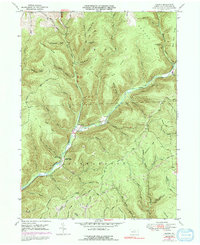 preview thumbnail of historical topo map of Potter County, PA in 1947