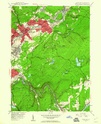 Download a high-resolution, GPS-compatible USGS topo map for Olyphant, PA (1960 edition)