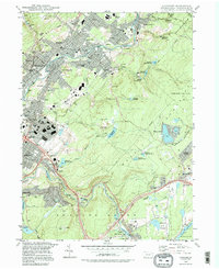 Download a high-resolution, GPS-compatible USGS topo map for Olyphant, PA (1996 edition)