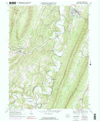 Download a high-resolution, GPS-compatible USGS topo map for Orbisonia, PA (1990 edition)