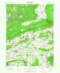 Download a high-resolution, GPS-compatible USGS topo map for Orwigsburg, PA (1967 edition)