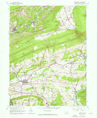 Download a high-resolution, GPS-compatible USGS topo map for Orwigsburg, PA (1970 edition)