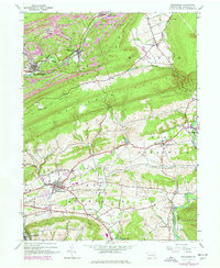 Download a high-resolution, GPS-compatible USGS topo map for Orwigsburg, PA (1977 edition)