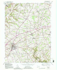 Download a high-resolution, GPS-compatible USGS topo map for Oxford, PA (1995 edition)