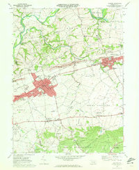 Download a high-resolution, GPS-compatible USGS topo map for Palmyra, PA (1972 edition)